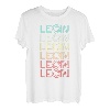 Vornamen LEON German Boy Retro Personalisierter Geburtstag T-Shirt