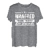 Manfred Name Lustiger Spruch Shirt Vorname Geschenk