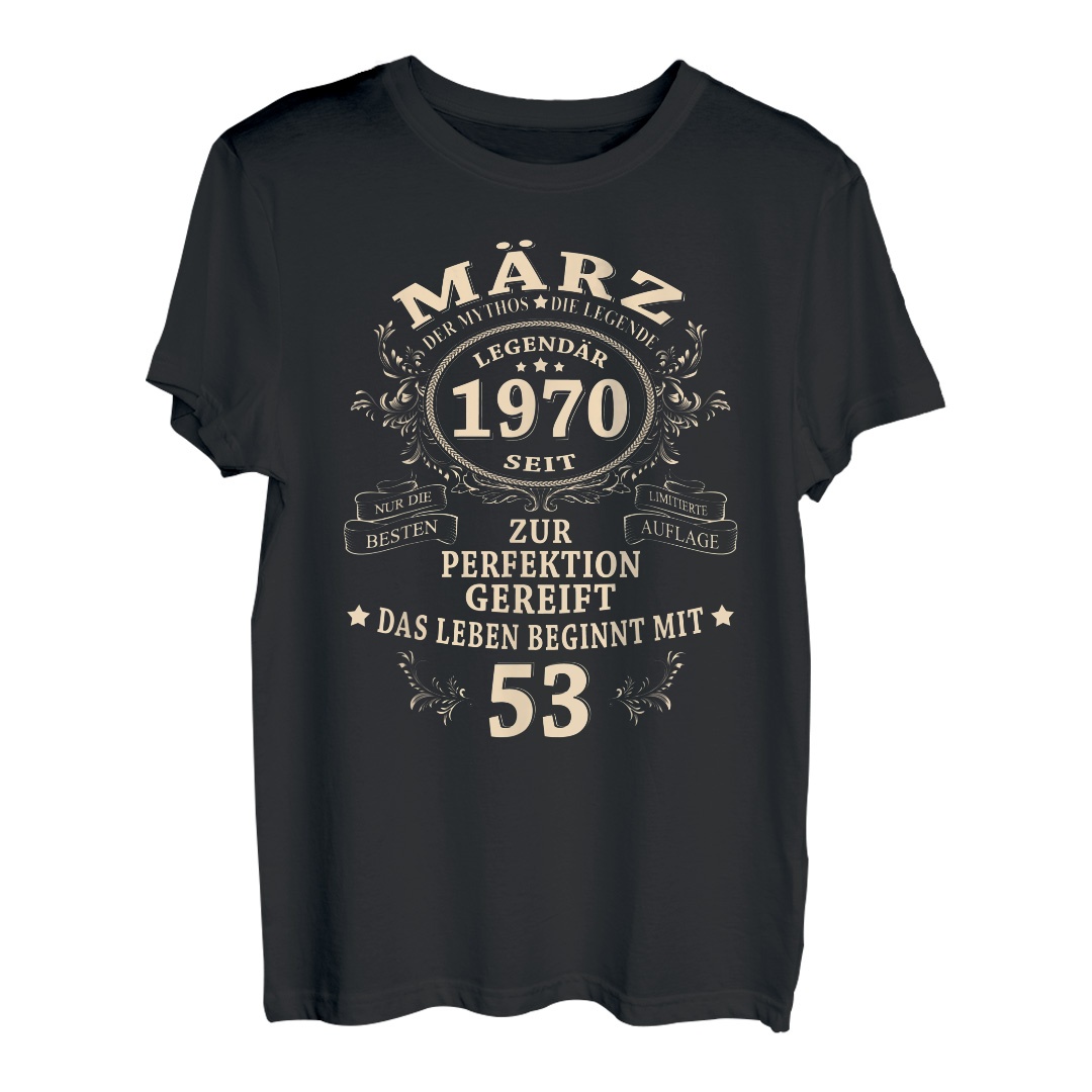 Lustige Geschenkideen für Männer zum 53. Geburtstag TShirt mit