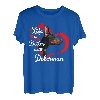 Das Leben ist besser mit einem Dobermann Hundeliebhaber lustig T-Shirt