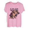 Gympanse lustiger Fitness Training Sport Affe Hantelbank T-Shirt