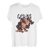 Gympanse lustiger Fitness Training Sport Affe Hantelbank T-Shirt