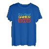Videospieler Papa Oldschool Vintage lustige Geschenkidee für Vater T-Shirt