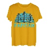 Herren Papitän Vater Papa Kapitän Lustiger Retro Anker Vatertag T-Shirt