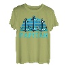 Herren Papitän Vater Papa Kapitän Lustiger Retro Anker Vatertag T-Shirt