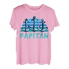 Herren Papitän Vater Papa Kapitän Lustiger Retro Anker Vatertag T-Shirt