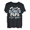 Herren Lustig Bester Bonus Papa der Welt Spruch Vatertagsgeschenk T-Shirt