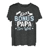 Herren Lustig Bester Bonus Papa der Welt Spruch Vatertagsgeschenk T-Shirt