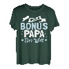 Herren Lustig Bester Bonus Papa der Welt Spruch Vatertagsgeschenk T-Shirt