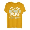Herren Lustig Bester Bonus Papa der Welt Spruch Vatertagsgeschenk T-Shirt