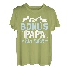 Herren Lustig Bester Bonus Papa der Welt Spruch Vatertagsgeschenk T-Shirt