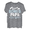 Herren Lustig Bester Bonus Papa der Welt Spruch Vatertagsgeschenk T-Shirt