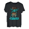 Blaugrünes Band, unordentlicher Dutt, Haar, Myasthenie, Gravis Warrior Geschenke T-Shirt