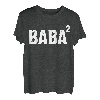 Herren Baba hoch zwei | Türkischer Papa Vaterschaft zweites Kind T-Shirt