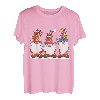 Drei Zwerge Girlande Hut Zwerg Weihnachtsbaum Lichter T-Shirt