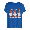 Drei Zwerge Girlande Hut Zwerg Weihnachtsbaum Lichter T-Shirt