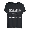Herren Papa Level Loading Schwangerschaft Verkünden Baby Party T-Shirt