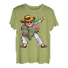 Cinco De Mayo Lustiger Dabbing Poncho Sombrero Mexikaner Dab T-Shirt
