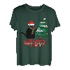 Schwarze Katze Weihnachten Baum Cat What lustiges Geschenk T-Shirt