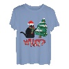 Schwarze Katze Weihnachten Baum Cat What lustiges Geschenk T-Shirt
