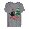 Schwarze Katze Weihnachten Baum Cat What lustiges Geschenk T-Shirt