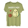 Daddycado Dad Avocado Schwangerschaftsankündigung Avocado T-Shirt