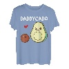 Daddycado Dad Avocado Schwangerschaftsankündigung Avocado T-Shirt
