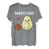 Daddycado Dad Avocado Schwangerschaftsankündigung Avocado T-Shirt