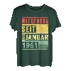 Legendär seit Januar 1961 62. Geburtstag Vintage T-Shirt