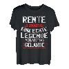 Rente 2021 Legende Rentner Spruch Pension Ruhestand Vater T-Shirt