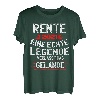 Rente 2021 Legende Rentner Spruch Pension Ruhestand Vater T-Shirt