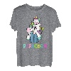 Herren Papacorn Einhorn Vatertagsgeschenk für Papa T-Shirt
