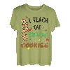 I Teach Smartest Cookies Lustiges Lehrer Weihnachten T-Shirt T-Shirt