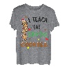 I Teach Smartest Cookies Lustiges Lehrer Weihnachten T-Shirt T-Shirt