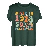 50 Jahre alt, hergestellt 1973, Blume zum 50. Geburtstag, Retro-Design T-Shirt