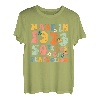 50 Jahre alt, hergestellt 1973, Blume zum 50. Geburtstag, Retro-Design T-Shirt