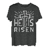 He is Risen Easter Jesus Christian Männer Frauen Mama Papa Luv T-Shirt