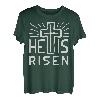 He is Risen Easter Jesus Christian Männer Frauen Mama Papa Luv T-Shirt