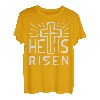 He is Risen Easter Jesus Christian Männer Frauen Mama Papa Luv T-Shirt