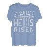 He is Risen Easter Jesus Christian Männer Frauen Mama Papa Luv T-Shirt