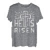 He is Risen Easter Jesus Christian Männer Frauen Mama Papa Luv T-Shirt
