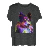 Sheltie Rough Collie buntes Pop Art Porträt Hundebesitzer T-Shirt