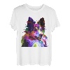 Sheltie Rough Collie buntes Pop Art Porträt Hundebesitzer T-Shirt