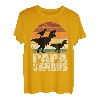 Papasaurus T-Rex Dinosaurier Familien Dino Vater Papa Saurus T-Shirt