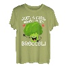 Lustiges Veganer Vegetarier Shirt Brokkoli Gemüse Geschenk T-Shirt