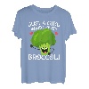Lustiges Veganer Vegetarier Shirt Brokkoli Gemüse Geschenk T-Shirt