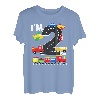 I'm 2 Years Old Lokomotive-Zug 2. Geburtstag Kinder Kleinkind T-Shirt