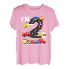I'm 2 Years Old Lokomotive-Zug 2. Geburtstag Kinder Kleinkind T-Shirt