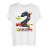 I'm 2 Years Old Lokomotive-Zug 2. Geburtstag Kinder Kleinkind T-Shirt