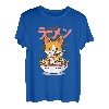 Kawaii Ramen Japanische Nudeln, niedlicher Anime-Hund Corgi Ramen T-Shirt